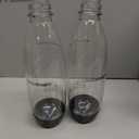 SodaStream Black 1L Slim Carbonating Bottles Twin Pack, Pack of 2