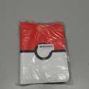 Card Binder 4 Pocket, Trading Card Holder Fits 400 Cards With 50 Removable Sleeves, Portable Collection Card Album, Game Card Case book With Zipper for Gift, Red (Large)