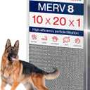 10x20x1 Electrostatic Air Filter, MERV 8, Washable, Reusable Furnace AC/HVAC Filter, Energy Saving, Easy to Clean, Long-Lasting by LifeSupplyUSA