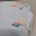 SUOUO Double Sided Patterned Vintage Floral Blackout Curtains for Bedroom 2 Panels 84 Inches Long Thermal Insulated Room Darkening Blue Window Drapes for Living Room (Front ( Blue Color)/Back ( Coffee Color))