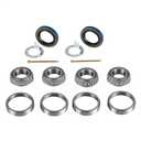 Pack of 2 Trailer Axle Hub Wheel Bearing Kits L44643 L44610 Fits for 1'' 2000-2200 Lbs Trailer Axle, 12192TB Grease Seals OD 1.980''