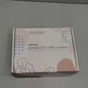 Aveniee Large Clear Makeup Bags, Double Layer Cosmetic Bags with Separate Brush Compartment, Travel Toiletry Bag Cosmetic Train Case, Travel Accessories Organizer for Women(2 Layers, White)