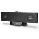 Portable USB laptop speaker - designed for computer travel by Cyber Acoustics (CA-2880),Black