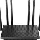 WiFi Router, 6-Antenna High-Gain Router, 802.11 b/g/n Internet Router, Supports Router, Bridge, Repeater and AP Modes for Home Office