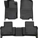 Cartist Floor Mats Fit for 2016-2019 Mercedes Benz GLE 350 400 43 AMG 450 AMG 500 500e 550 550e 63 AMG S (NOT for Coupe) All Weather Floor Liners Front & 2nd Row Heavy Duty