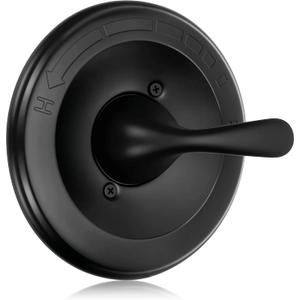 Replacement Part for Del ta Classic 13/14 Series Single-Function Shower Valve Trim Kit, T13020-BL Chrome Shower Handle Trim Kit, Fit Del ta Shower Valve R10000 Series (Cartridge Not Included) (Black)