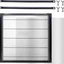 XUNKUANER Honeycomb Working Table 500mm x 500mm Aluminium Alloy Honeycomb Laser Cutting Mat with Aluminum Plate for for Laser Engraver Cutter,Working Area 19.68" x 19.68" (500X500mm)