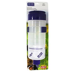 Lixit® Lever Valve Top Fill No Drip Water Bottles for Rabbits, Chinchillas, Ferrets, Guinea Pigs and Adult Rats (Purple (Pack of 1), 32 Ounce)