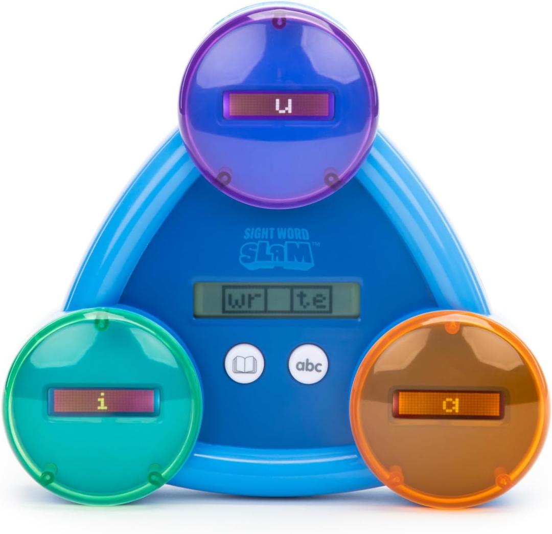 Educational Insights Sight Word Slam - Kindergarten Learning Activities, Sight Word Games, Electronic Phonics Flash Cards, Reading Games for Kids 5-7, Learn to Read CVC Words, Literacy Development