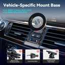 XUKEY Car Phone Holder for BMW 3 Series 2005-2012 E90 E91 E92 E93 323 325i 328i 330i 335i 335d 328xi 335xi 325ci 330xi Magnetic Cell Phones Mount Cellphone Mobile Cradle Auto Accessories