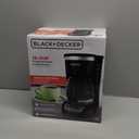 BLACK+DECKER 12-Cup Digital Coffee Maker, Programmable, Washable Basket Filter, Sneak-A-Cup, Auto Brew, Water Window, Keep Hot Plate, Black