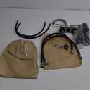 Bathroom Faucets for Sink 3 Hole, Hurran 4 inch Brushed Nickel Bathroom Sink Faucet with Pop-up Drain and Supply Hoses, Stainless Steel Lead-Free Centerset Faucet for Vanity RV, 2 Pack