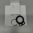 Belkin Apple AirTag Secure Holder with Key Ring - Durable, Scratch-Resistant Case with Open Face & Raised Edges - Protective AirTag Keychain Accessory for Keys, Pets, Luggage, & More - Black