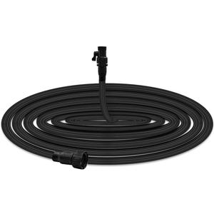 Garden Hose 75ft, Pliable lightweight Water Hose with Triple Layer 3/ 4" Fittings Ergonomic Grip Indoor & Outdoor Use Gift for Lawn Car Watering Plants Black