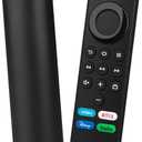 Remote Control Replacement Compatible with Fire Series Smart TV 4K, Cube (1st Gen/2nd Gen/3rd Gen), Replacement FireStick Remote (4K Max/2nd Gen/3rd Gen/Lite) with Voice Control (BLACK)