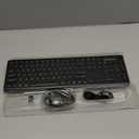 Wireless Keyboard and Mouse Combo, RGB Backlit, Rechargeable & Light Up Letters, Full-Size, Soft Typing, Sleep Mode, 2.4GHz Quiet Keyboard Set for Mac, Windows, Laptop, PC, Trueque (Black)