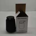 YAUKPH Matte Black Liquid Hand Soap Dispenser Plastic 11 oz - Modern Minimalist Style for Bathroom & Kitchen Countertop Refillable