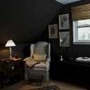 Safiyya Black Peel and Stick Wallpaper 984.2"x17.7"