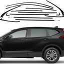 Stainless Steel Window Trim Chrome Delete for CRV 2017-2022 Black Window Trim Blackout Kit
