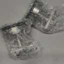 DGYB Large Suction Cup Hooks - Set of 2 Brushed Nickel Towel Hooks for Bathrooms - Stainless Steel Suction Shower Hooks - 15 Lb Removable Wall Hooks for Hanging Heavy Duty