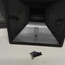 14" Lanterns Decorative Indoor, Black Lantern Decor with Timer Flameless Candle, Vintage Farmhouse Outdoor Lanterns, Waterproof Hanging Lantern for Patio, Porch, Entryway, Centerpieces