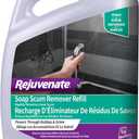 Rejuvenate Scrub Free Soap Scum Remover Cleaning Formula - Spray and Rinse for Streak Free Finish on Glass, Ceramic Tile, Chrome, Plastic and More (128 Fl Oz (Pack of 1))