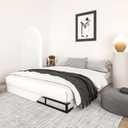 Qingzhou 5 Inch Box Spring for Queen Bed, Heavy Duty Metal Mattress Foundation, 3000 lbs Capacity, Low Profile Bed Base, Noise-Free, Easy Assembly, Fabric Cover