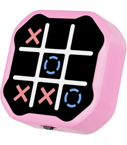 Tic Tac Toe Game, 3-in 1 Electronic Handheld Game Console, Road Trip Activities for Kids - Juegos para Nios - Ideal Gifts for Kids and Adults