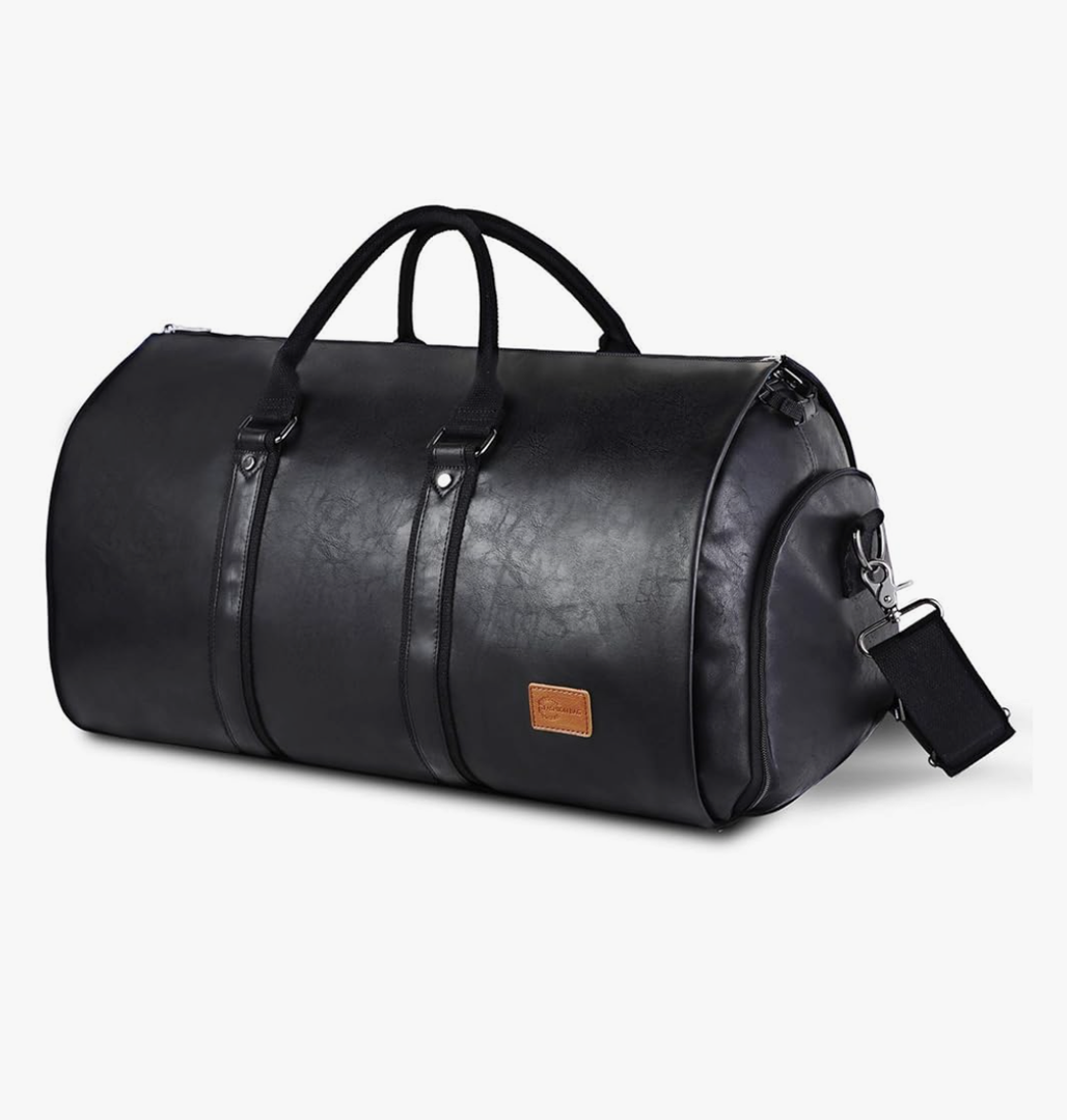 seyfocnia Convertible Travel Garment Bag,Carry on Garment Duffel Bag for Men Women - 2 in 1 Hanging Suitcase Suit Business Travel Bag