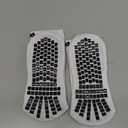 UX Anti Slip Soccer Knee Socks,Non Slip Football/Basketball/Hockey Sports Grip Socks White Small