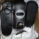 MERACH Under Desk Elliptical Machine, Leg Exerciser While Sitting for Seniors with Remote Control & 12-Speeds, Quiet Portable Electric Seated Pedal Exerciser Machine for Home Office