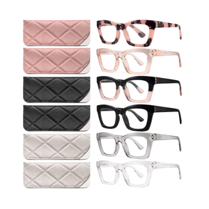 CCVOO Stylish Reading Glasses for Women, Eyeglasses, Blue Light Readers for Women, Computer Eye Glasses, Cheaters, +1.0