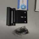 Home Security Door Lock Reinforcement - Child Proof High Security Door Locks with 3" Stop Withstand 800 lbs for Inward Swinging Front Door, Night Kids Safety Metal Flip Deadbolt Latch Defend Home