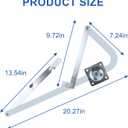 Attic Ladder Spreader Hinge Arms 55-2 for After 2010 Werner Mk 5, WU2210, W2208, W2210, Only The Hinged Arm, Heavy Duty Thick Zinc