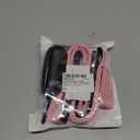 Heavy Duty Dog Leash, Laqibak Double-Sided Reflective Double Handle Dog Leash - Double-Layer Thickening, Lockable Safety Carabiner Design, 6 FT Perfect for Medium & Large Dogs Joyful Strolls, Pink