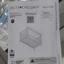 Delta Children Perry 6-in-1 Convertible Crib - Greenguard Gold Certified, Moonstruck Grey