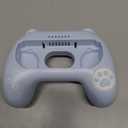 GeekShare Grips for Nintendo Switch Joy Con, Ergonomic Design Controller Grip Kit for Switch and OLED Joy Con with 2 Thumb Grip Caps - Pink & Blue