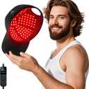 Laser Hair Growth CapRed Light theray for Hair, Deep Black Cap