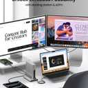 Silkland USB C Monitor Display Cable 3.3FT 4K@144Hz/60Hz, 8K USB C 3.2 Gen 2x2 Video Cable, 20Gbps Data Transfer, 240W PD Charging, Type C Compatible for iPhone 17, MacBook, CarPlay, Portable Monitor