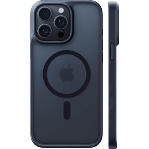 TORRAS for iPhone 13 Pro Max Case [Fit for MagSafe][12FT Military Grade Drop Tested] Magnetic Translucent Shockproof Slim Tough Anti-Fingerprint Case for iPhone 13 Pro Max, Black