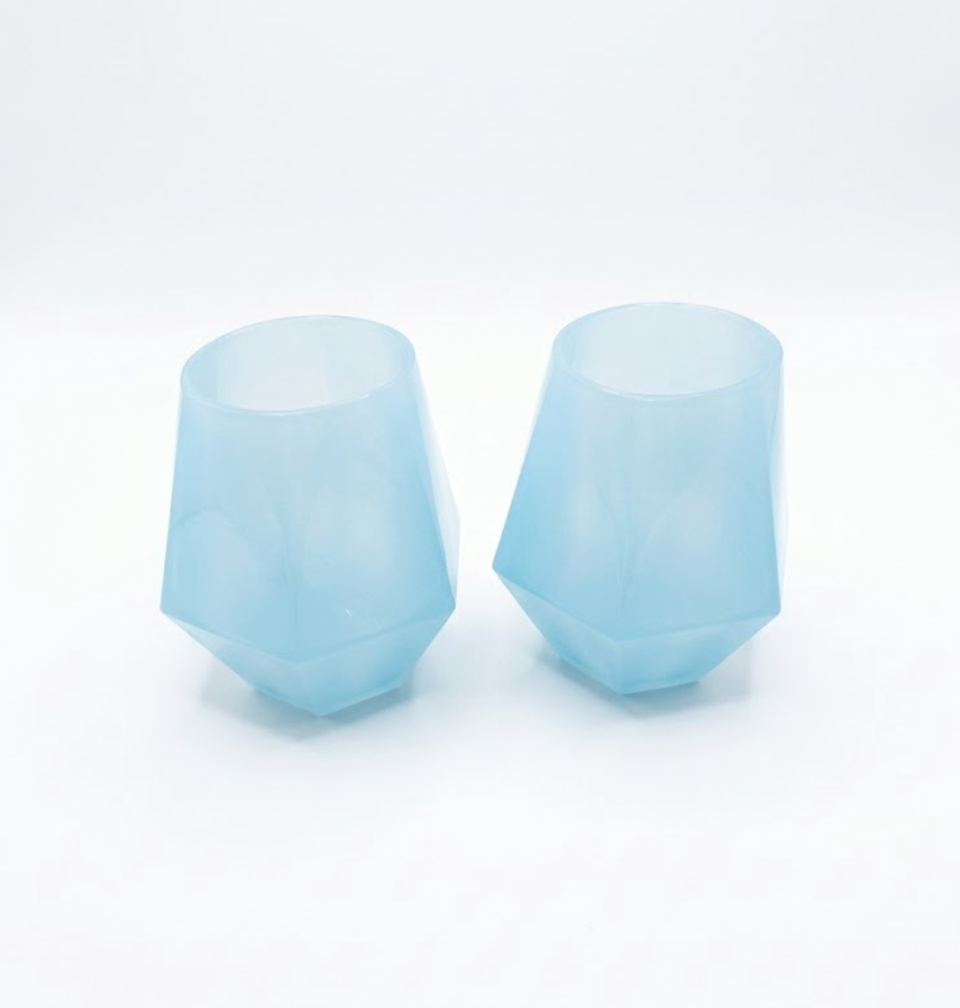 Wine2Go Diamond Silicone Wine Glasses 9oz