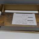 QEEIG Bathroom Floating Shelves for Wall - 15.7" Wall Mounted Shelf Over Toilet Farmhouse Home Decor Display Bookshelf Small 15.7 x 6.7 inch Set of 2, Rustic Brown (008-40BN)