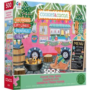 Ceaco - Food Trucks - Festive Food Truck II - 500 Piece Jigsaw Puzzle