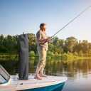 1 Pack Large Outdoor Camping Chair Bag Compatible with Coleman, Large Folding Chair Carrying Bag Oxford Storage Tent Bag with Handle Strap for Travel Yoga Outdoor Camping Sports, 39.37 Inch, Black