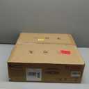 Depuley Modern Ceiling Fan with Light: 19" Flush Mount Low Profile LED Ceiling Fans with Remote & Smart APP Control - Black Bladeless Fandelier Dimmable Quiet DC Motor for Bedroom Kids Room 6 Speeds