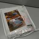 Round Fitted Tablecloth with Elastic Waterproof Floral Table Protector Wipeable Reusable Spring Summer Table Cover for Outdoor Picnic Holiday (Rose, 36"-45" Round Tight Fit)