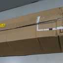 Anovo Flag Pole for Outside House - Stainless Steel 5 FT Flag Poles Kit with1 Inch Metal 360 Rotating Rustproof Flag Pole Rings for Outside House Porch 3x5 Flag Without Holder (5 FT-Black)