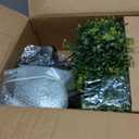 3ft Artificial Boxwood Topiary Trees, Set of 2  UV Resistant Faux Evergreen Shrubs and Bushes for Outdoor Planters, Realistic Fake Plants for Front Porch Outside Patio Yard, 3 Foot Tall
