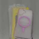 JETech Magnetic Case for iPhone 17 6.3-Inch Compatible with MagSafe, Shockproof Phone Bumper Cover, Anti-Scratch Clear Back (Purple)