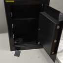 3.4 Cub Large Safes for Home Use Fire and Water Proof, Anti-Theft Digital Security Safe Box with Electronic Keypad and Key, Fire Proof Safe for Home Documents Firearm Medicine Money Valuables